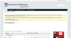 Desktop Screenshot of homepage-forum.de
