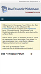 Mobile Screenshot of homepage-forum.de