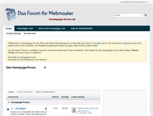 Tablet Screenshot of homepage-forum.de